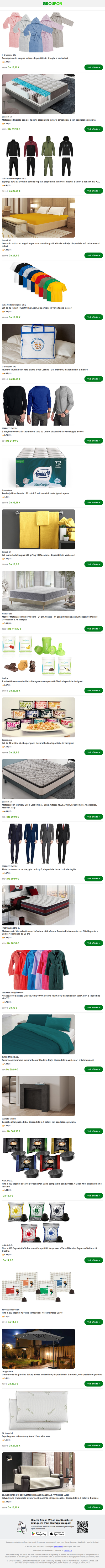 Superga Tuta da uomo in cotone felpato, disponibile in diversi modelli e colori e dalla M alla XXL