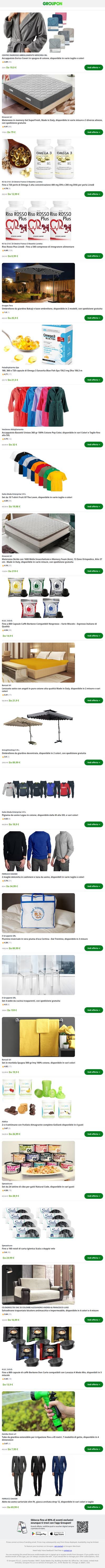 Materasso in memory Gel SuperFresh, Made in Italy, disponibile in varie misure e 3 diverse altezze, con spedizione gratuita