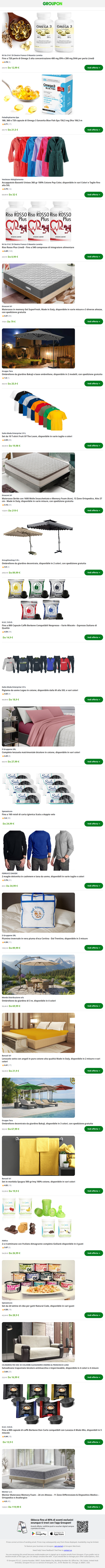 180, 360 o 720 capsule di Omega 3 Sanavita Blue Fish ​Epa 156,5 mg Dha 106,5 m