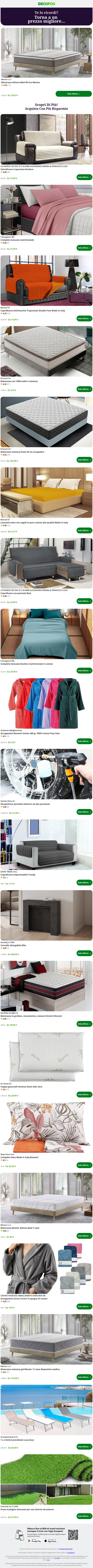 Materasso Athena Med 4D Evo Mentor ora costa meno! Scoprilo subito.