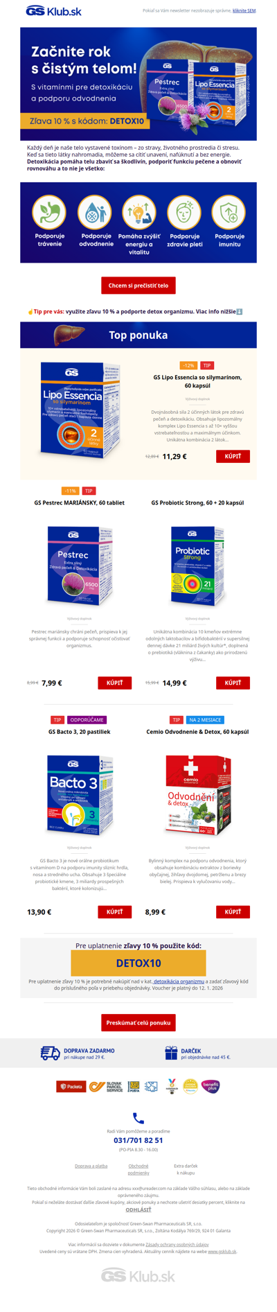 Čas na detox! Ušetrite a získajte energiu späť💪