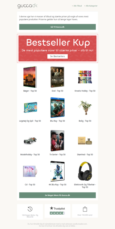 Skynd dig! Bestsellers til stærke priser