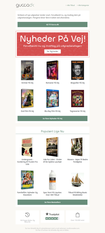 Stribevis af nye udgivelser lander snart – forudbestil nu!