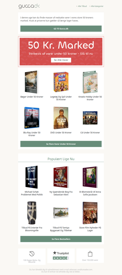 50 kroners marked med store besparelser