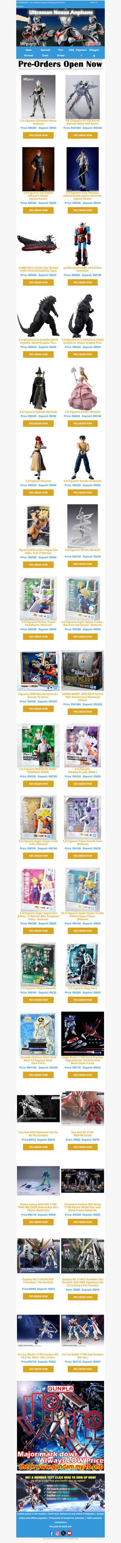 🔥New and Reissue Tamashii Nations Items Open for Pre-Order. SHF Ultraman Nexus Anphans etc