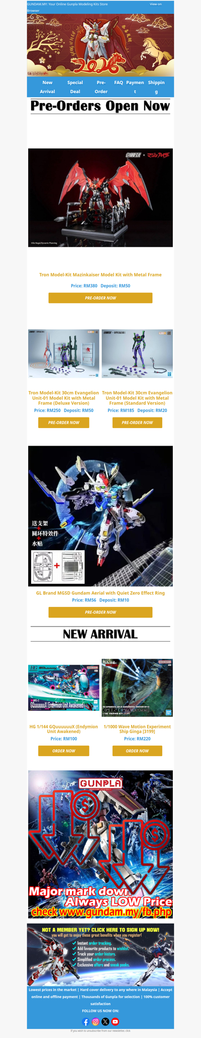 🔥Gundam.my Wishing You a Happy Chinese New Year !!