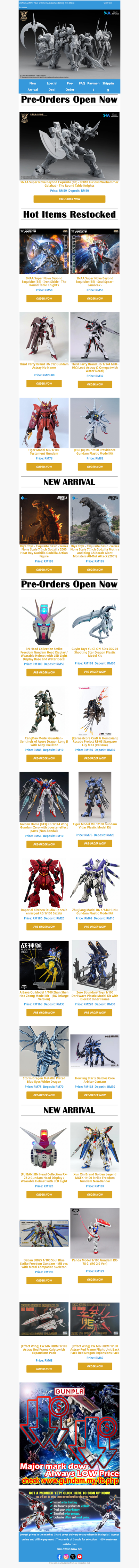 🔥SNAA BE - SC010 Furious Warhammer Galahad is open for Pre-Order, RM59, deposit RM10 Only.