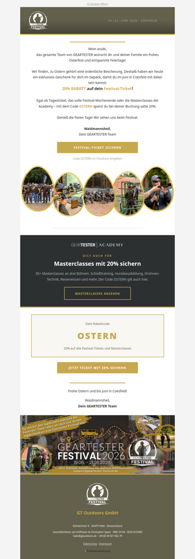 Ostereier suchen? Wir haben was Besseres für dich!