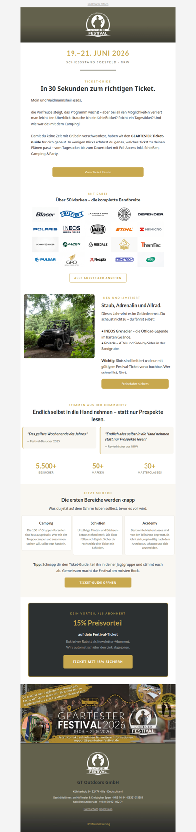 In 30 Sekunden zum richtigen Festival-Ticket