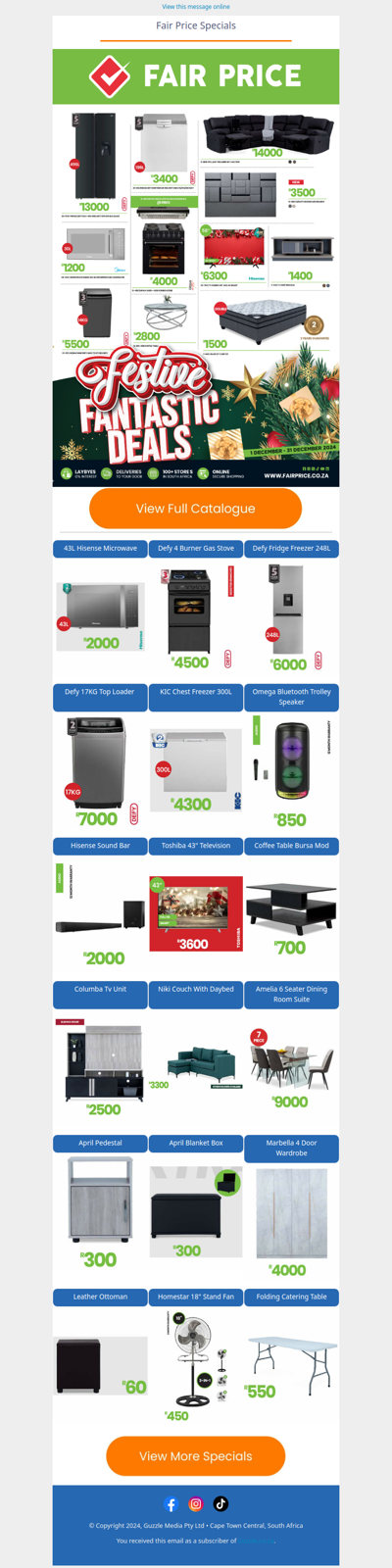 Fair Price : Festive Fantastic Deals...View Now!