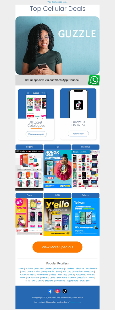 Top Cellular Specials & More!