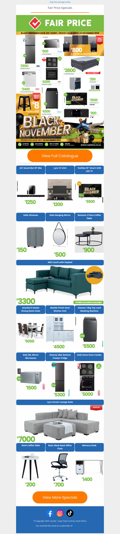 Fair Price : Black November Now On