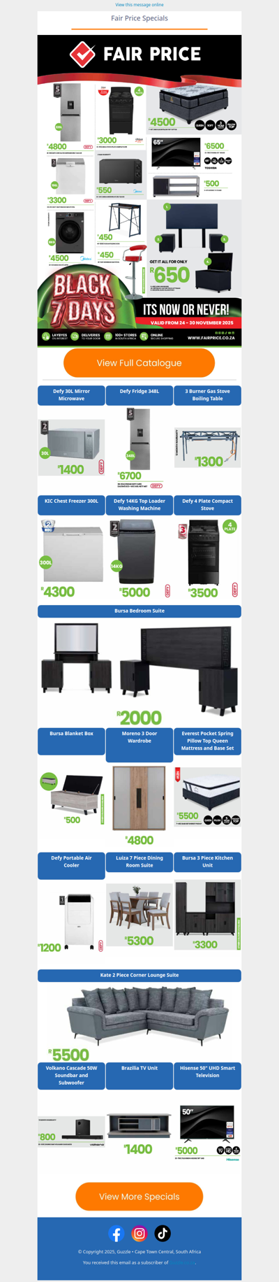 Fair Price : Black 7 Days