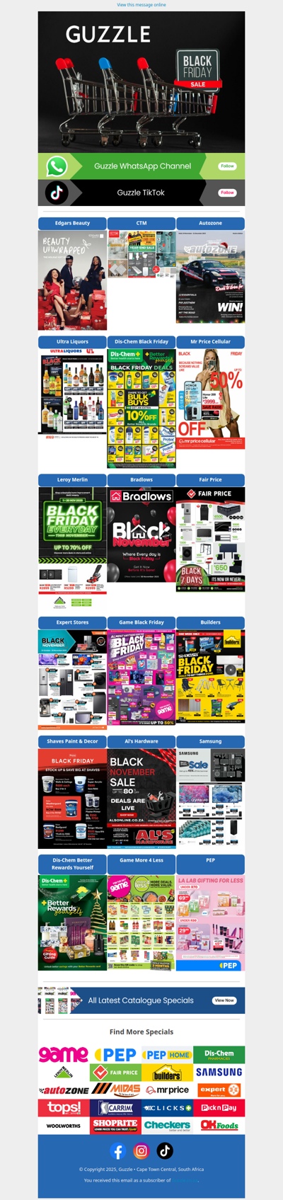 Mid-Week Black Friday & Festive Specials