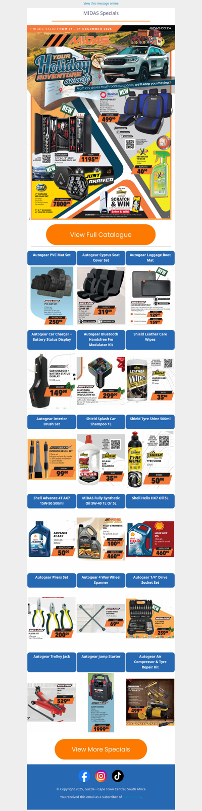 MIDAS : Your Holiday Adventure Awaits