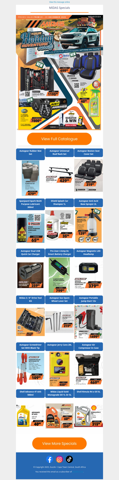 MIDAS : Your Holiday Adventure Awaits