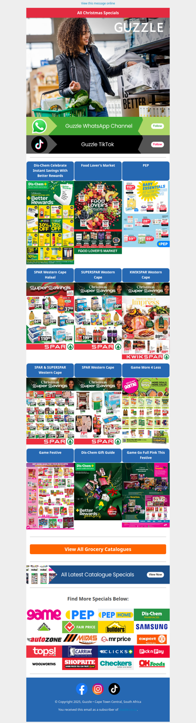 Festive Groceries & Essentials Specials