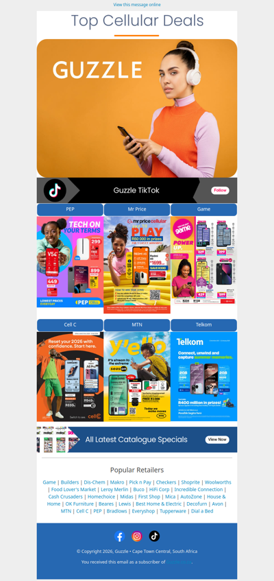 Top Cellular Specials & More!