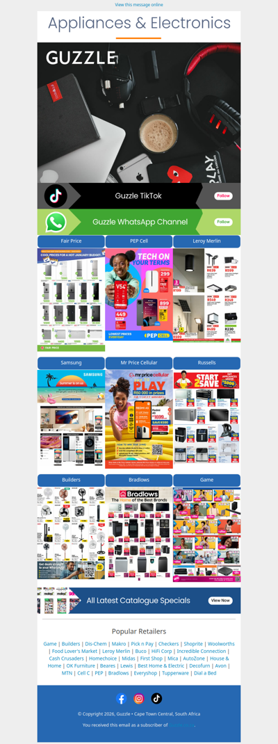 Appliances & Electronics Catalogues