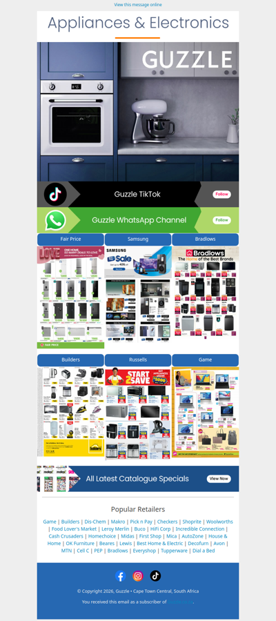 Appliances & Electronics Catalogues