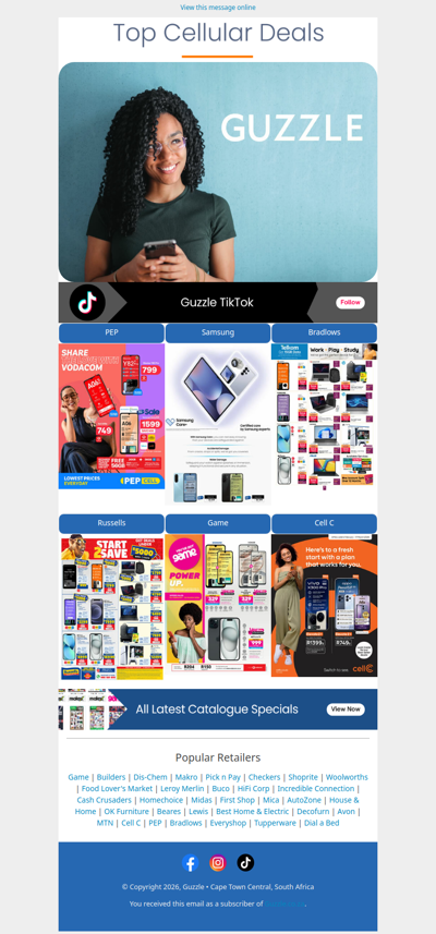 Top Cellular Specials & More!