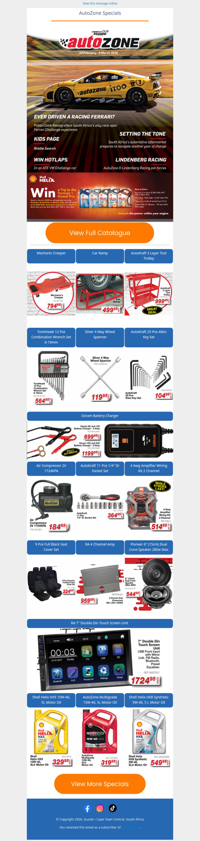 AutoZone : Setting The Tone