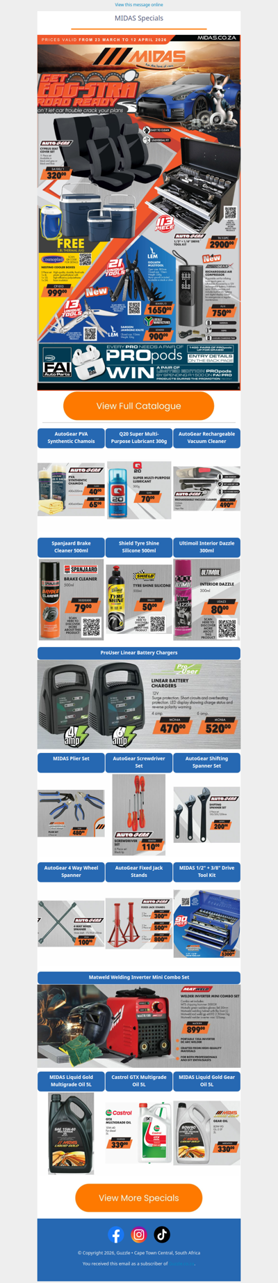 MIDAS : Get Egg-Stra Road Ready