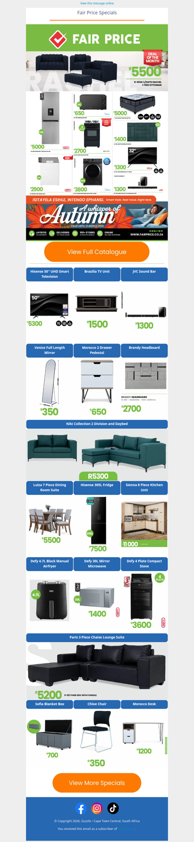 Fair Price : A Whisper Of Autumn