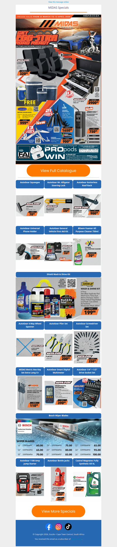 MIDAS : Get Egg-Stra Road Ready