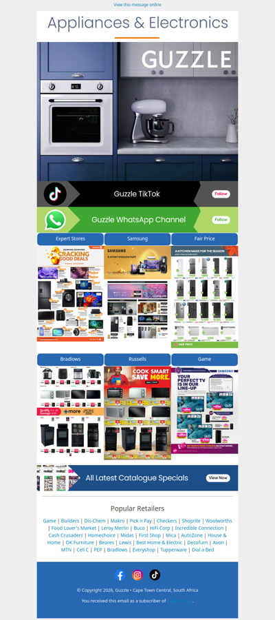 Appliances & Electronics Catalogues