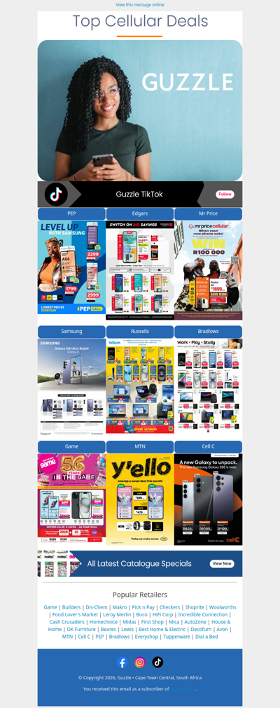 Top Cellular Specials & More!