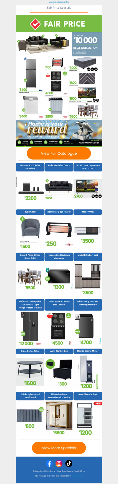 Fair Price : Home Is Your Reward