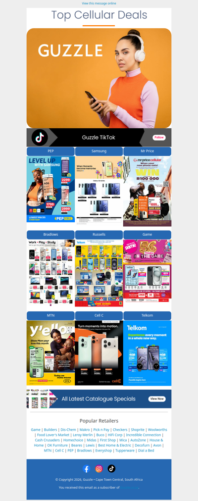 Top Cellular Specials & More!