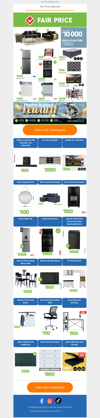 Fair Price : Home Is Your Reward