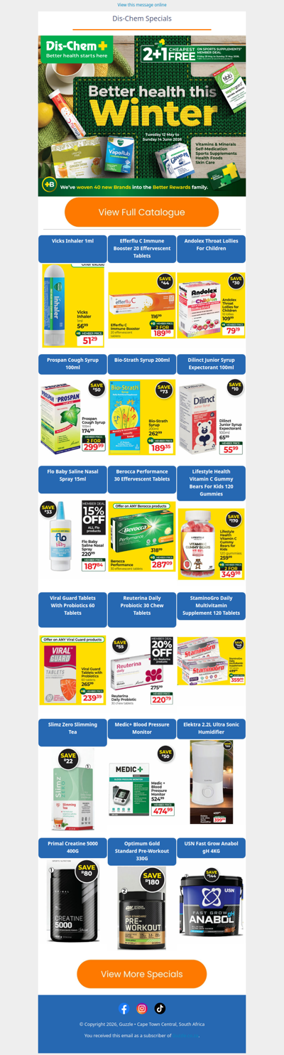 Dis-Chem : Better Health This Winter