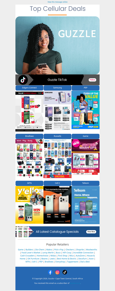 Top Cellular Specials & More!