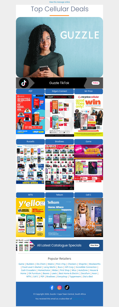 Top Cellular Specials & More!