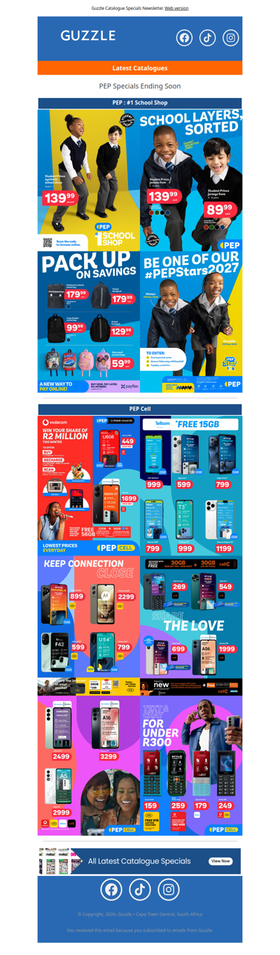 PEP Specials Ending Soon!