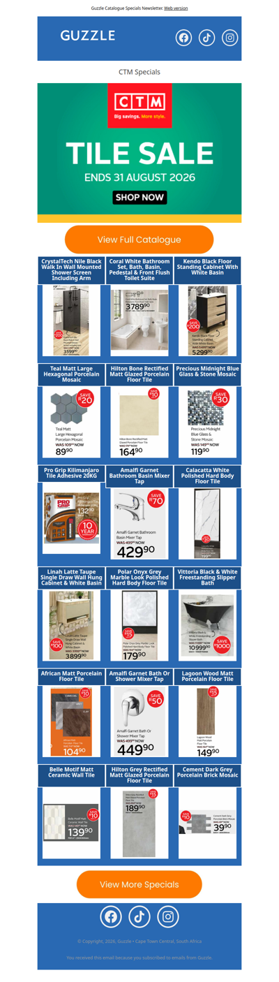 CTM : Tile Sale