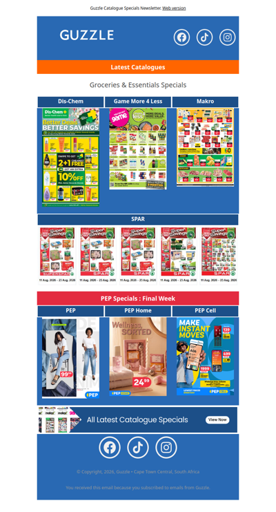Groceries & Essentials Specials