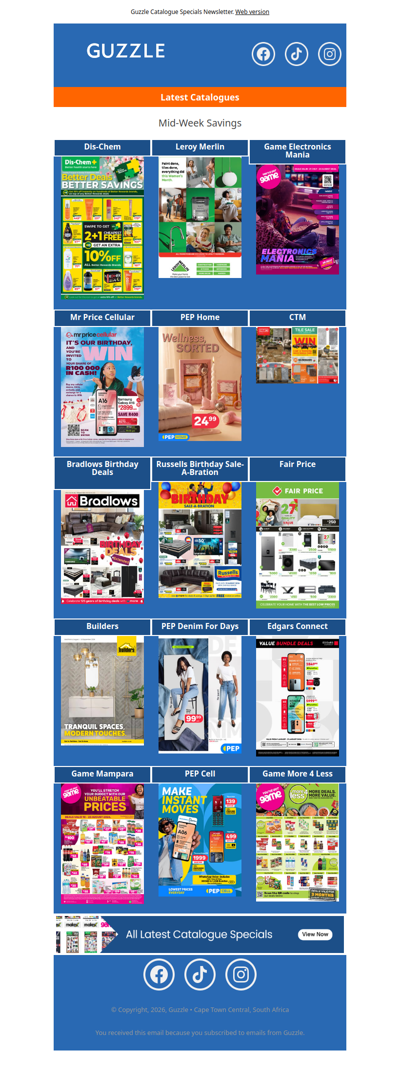 Mid-Week Savings