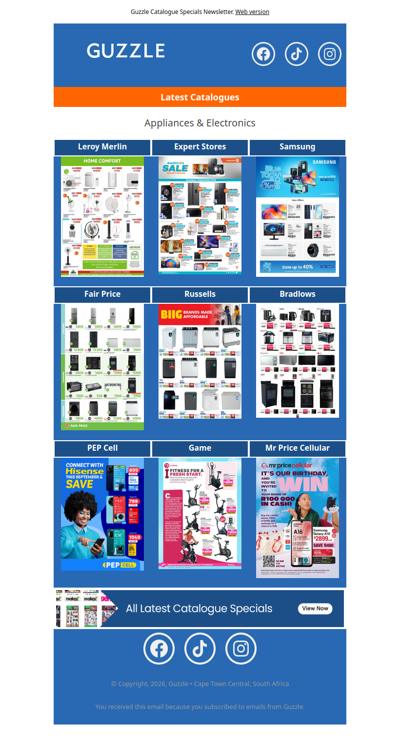 Appliances & Electronics Catalogues