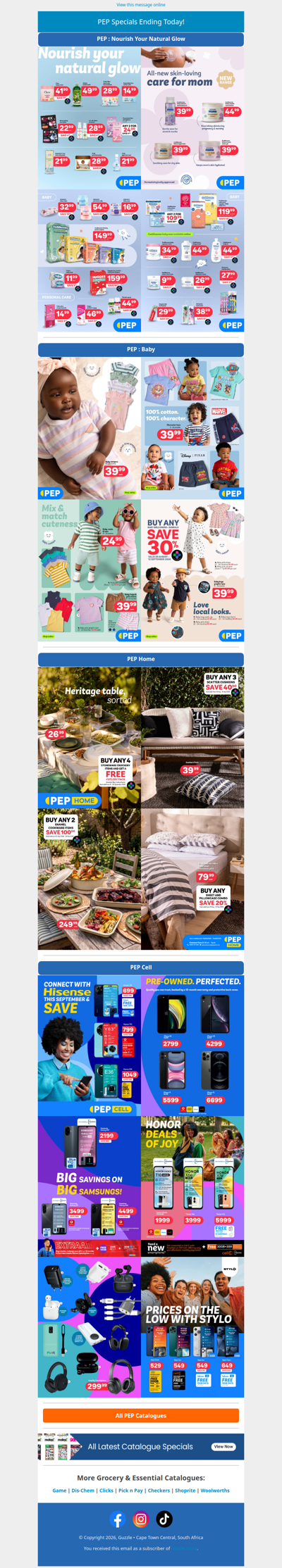 PEP Specials Ending Today