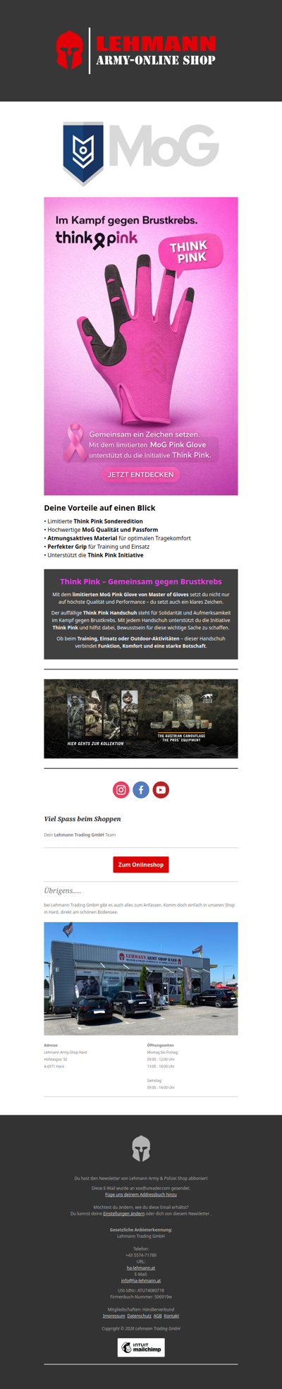 Think Pink – Gemeinsam ein Zeichen setzen 🎗️