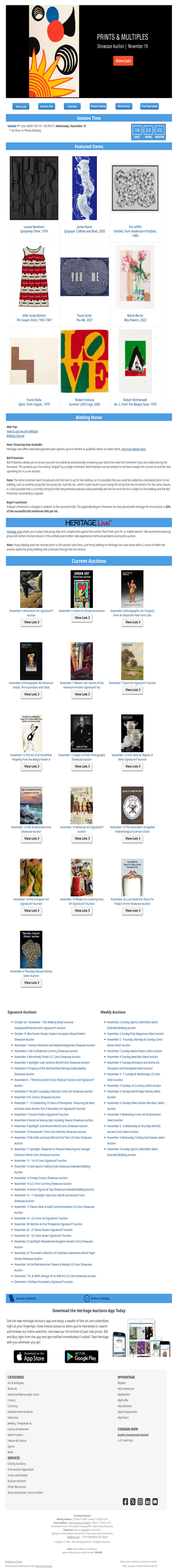 Bid Now: November 19 Prints & Multiples Showcase Auction