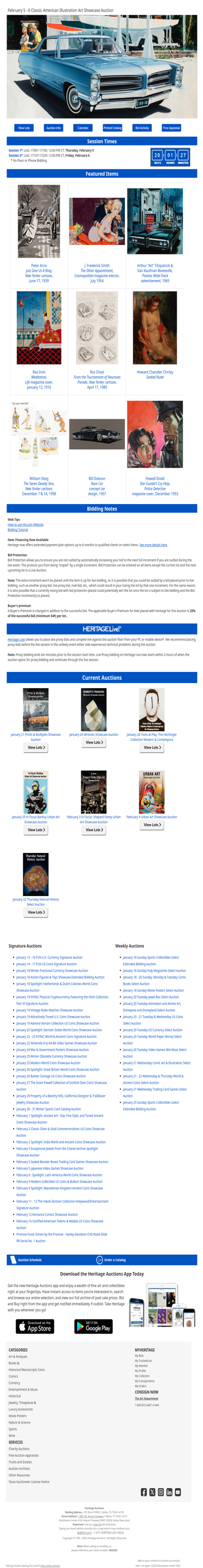 Bid Now: February 5 - 6 Classic American Illustration Art Showcase Auction