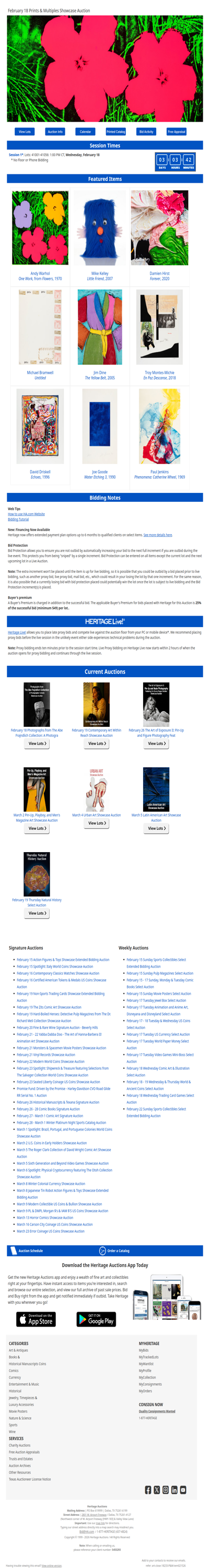 Ending Soon: February 18 Prints & Multiples Showcase Auction