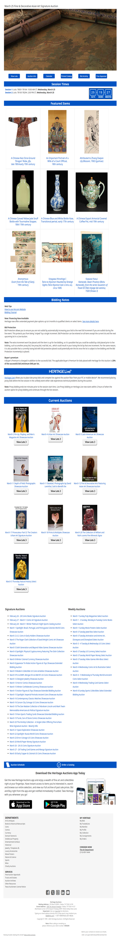 Bid Now: March 25 Fine & Decorative Asian Art Signature Auction