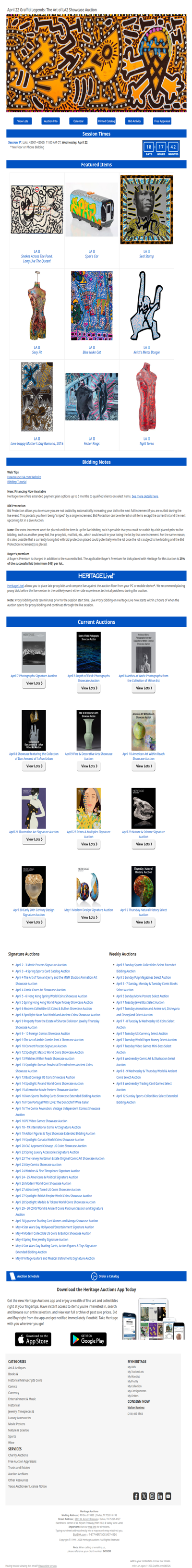 Bid Now: April 22 Graffiti Legends: The Art of LA2 Showcase Auction