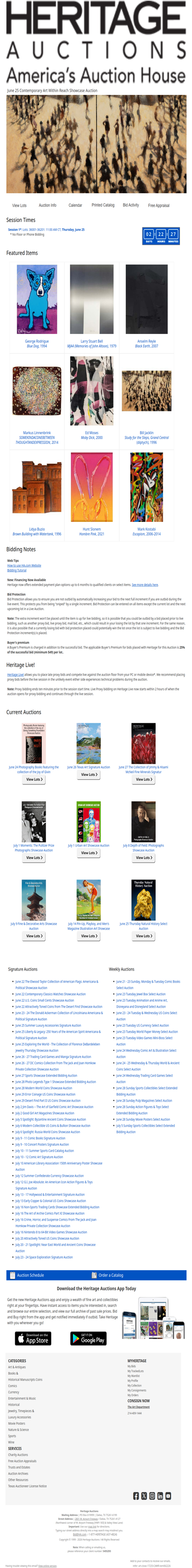 Ending Soon: June 25 Contemporary Art Within Reach Showcase Auction